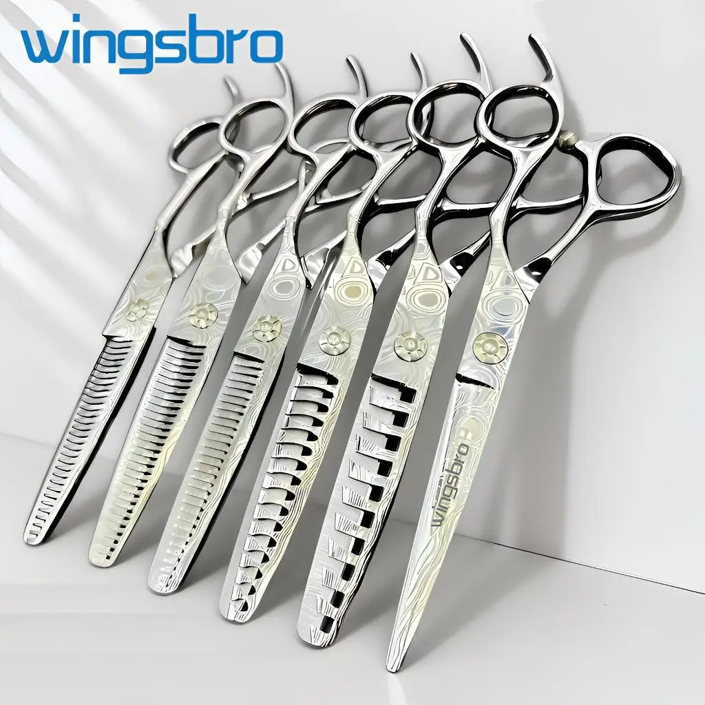 wingsbro 6.5 inch Hairdressing Scissors 6 Inch Thinning Scissors Professional Barber Scissors Cutting Thinning Styling Tool
wingsbro 6.5 inch Hairdressing Scissors 6 Inch Thinning Scissors Professional Barber Scissors Cutting Thinning Styling Tool