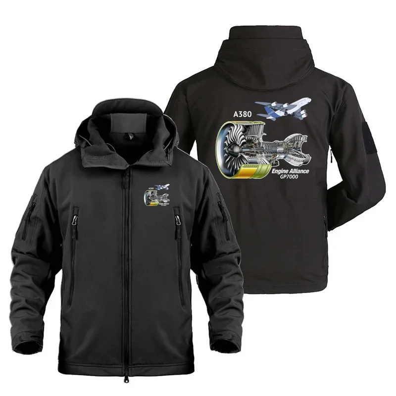 A380 GP7000 Engine Aviation Pilots Outdoor Military Men's Tactical Shark Skin Fleece Warm SoftShell Coats Jackets
A380 GP7000 Engine Aviation Pilots Outdoor Military Men's Tactical Shark Skin Fleece Warm SoftShell Coats Jackets