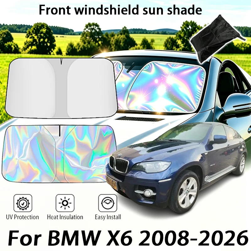 For BMW X6 2008-2026 Windshield Sun Shade Foldable UV Reflective Front Window Sun Protection Cover Accessories
For BMW X6 2008-2026 Windshield Sun Shade Foldable UV Reflective Front Window Sun Protection Cover Accessories