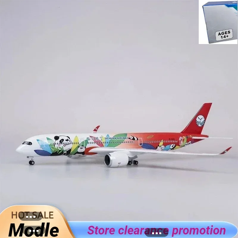 47CM 1/142 Scale Airline Airbus A350 Sichuan Panda Airplane Model W Light and Wheel Diecast Plastic Resin Plane For Collection
47CM 1/142 Scale Airline Airbus A350 Sichuan Panda Airplane Model W Light and Wheel Diecast Plastic Resin Plane For Collection