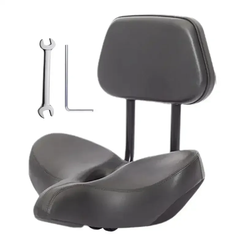 tt Selle de Vélo Confortable avec Dossier pour Scooter Électrique, Coussin Amissié et Respirant, pour Vélo de Route et Tricycle 
tt Selle de Vélo Confortable avec Dossier pour Scooter Électrique, Coussin Amissié et Respirant, pour Vélo de Route et Tricycle