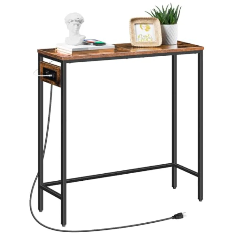 HOOBRO Narrow Console Table with Power Outlets 29.5" Small Entryway Table with Charging Station Thin Sofa Table Side Table for
HOOBRO Narrow Console Table with Power Outlets 29.5" Small Entryway Table with Charging Station Thin Sofa Table Side Table for