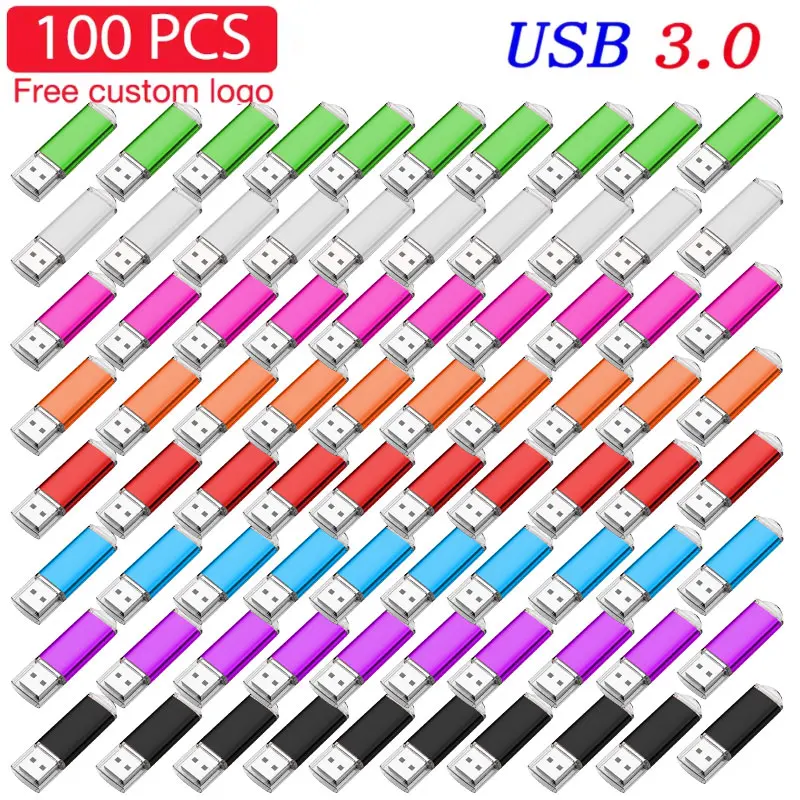 100PCS LOT USB 3.0 Flash Drives 128GB Wholesale Memory Stick 64GB Free Custom Logo Pen Drive 32GB USB3.0 Pendrive 16GB USB Stick
100PCS LOT USB 3.0 Flash Drives 128GB Wholesale Memory Stick 64GB Free Custom Logo Pen Drive 32GB USB3.0 Pendrive 16GB USB Stick
