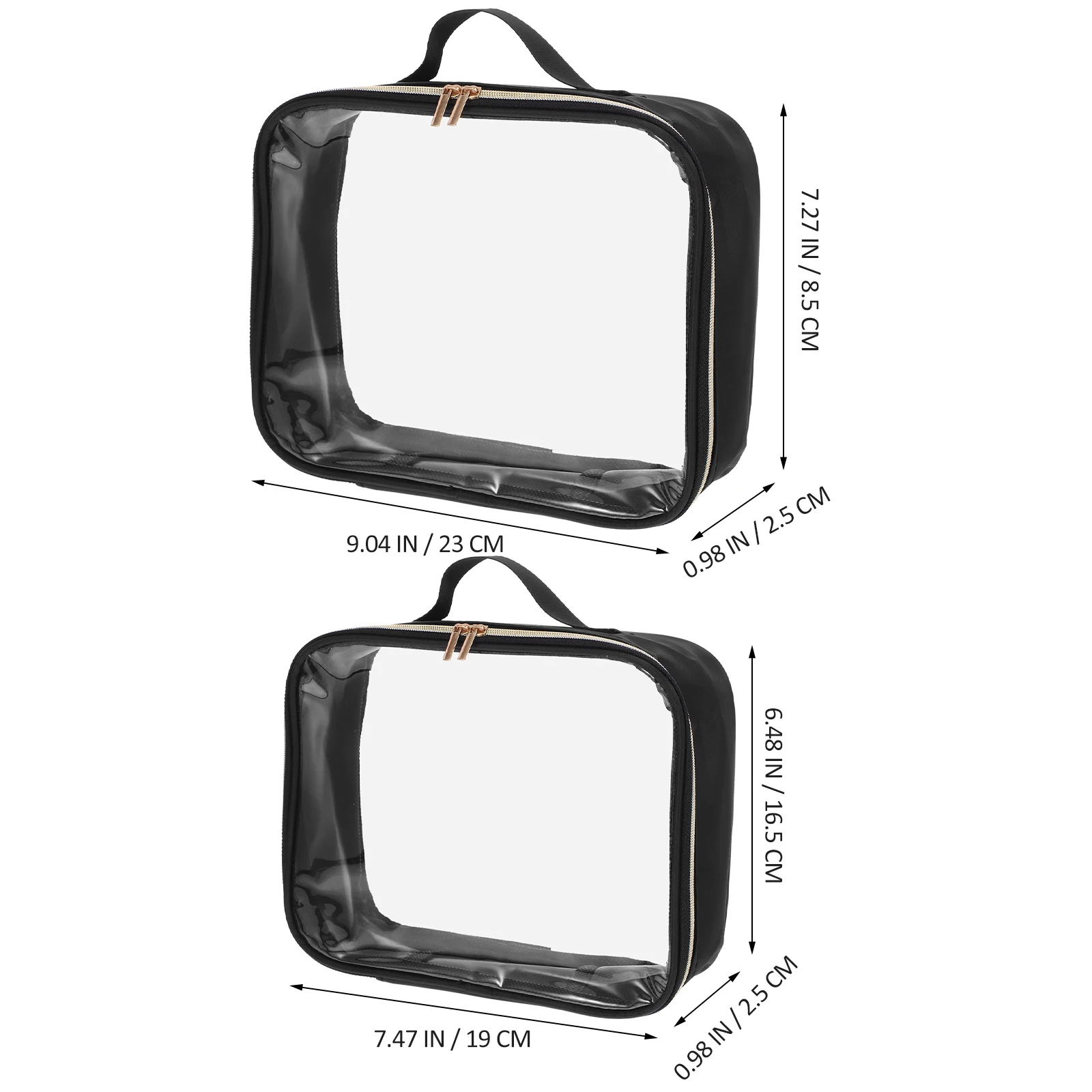 Waterproof Clear Toiletry Bag Transparent Makeup Organizer For Cosmetics Toiletries Small Handheld Storage Pouch With Zipper
Waterproof Clear Toiletry Bag Transparent Makeup Organizer For Cosmetics Toiletries Small Handheld Storage Pouch With Zipper