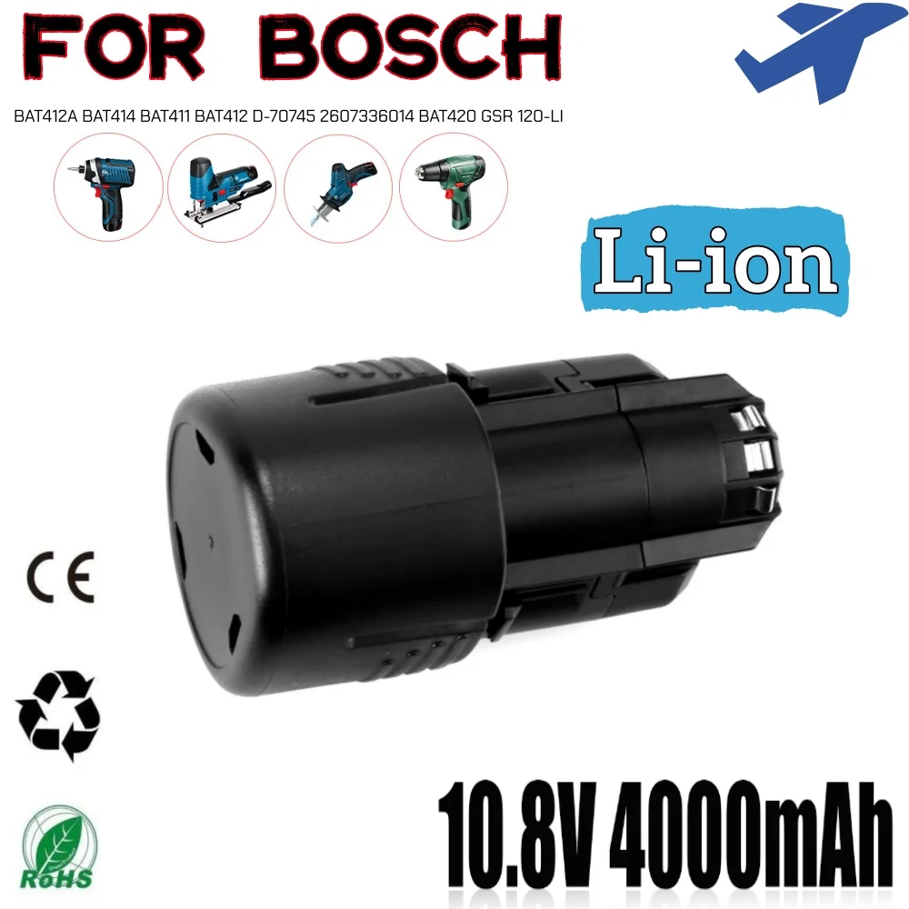 Li-ion Battery For Bosch 10.8V BAT412A BAT414 BAT411 BAT412 D-70745 2607336014 BAT420 GSR 120-LI
Li-ion Battery For Bosch 10.8V BAT412A BAT414 BAT411 BAT412 D-70745 2607336014 BAT420 GSR 120-LI