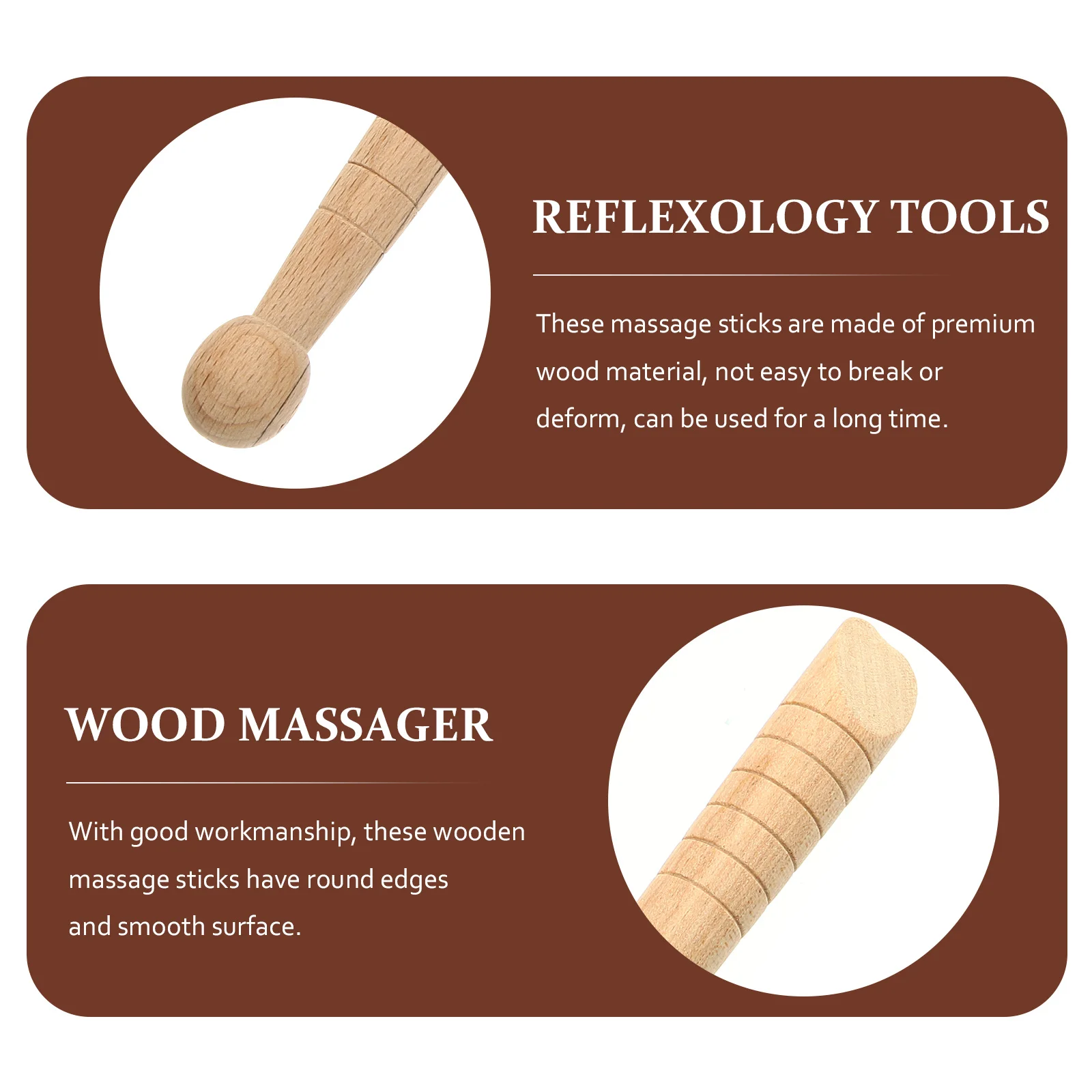 3Pcs Wooden Massage Sticks Reflexology Tools Acupressure Pen Foot Hand Body Muscle Massager Wooden Massage Tools
3Pcs Wooden Massage Sticks Reflexology Tools Acupressure Pen Foot Hand Body Muscle Massager Wooden Massage Tools