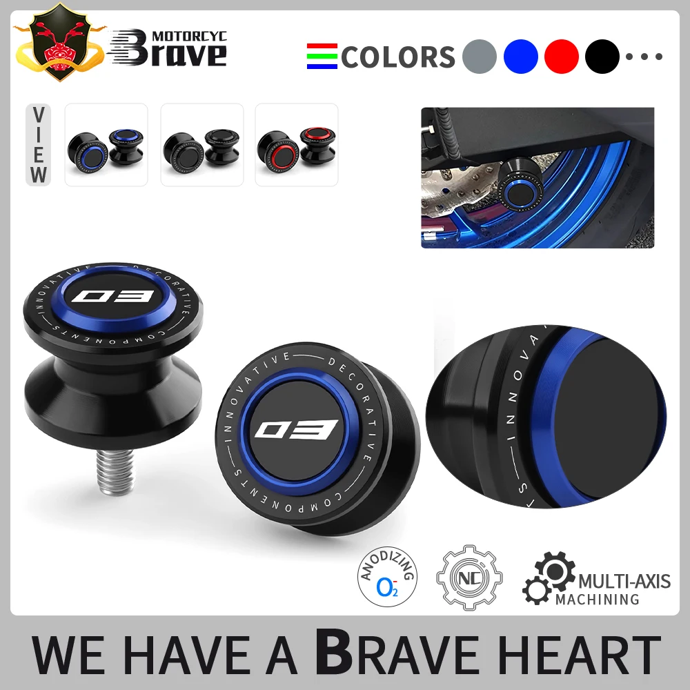 For MT03 MT07 TRACER MT09 SP MT09 TRACER M6 Motorcycle Accessories CNC Aluminum Swingarm Slider Swing Arm Spools Stand Screws
For MT03 MT07 TRACER MT09 SP MT09 TRACER M6 Motorcycle Accessories CNC Aluminum Swingarm Slider Swing Arm Spools Stand Screws