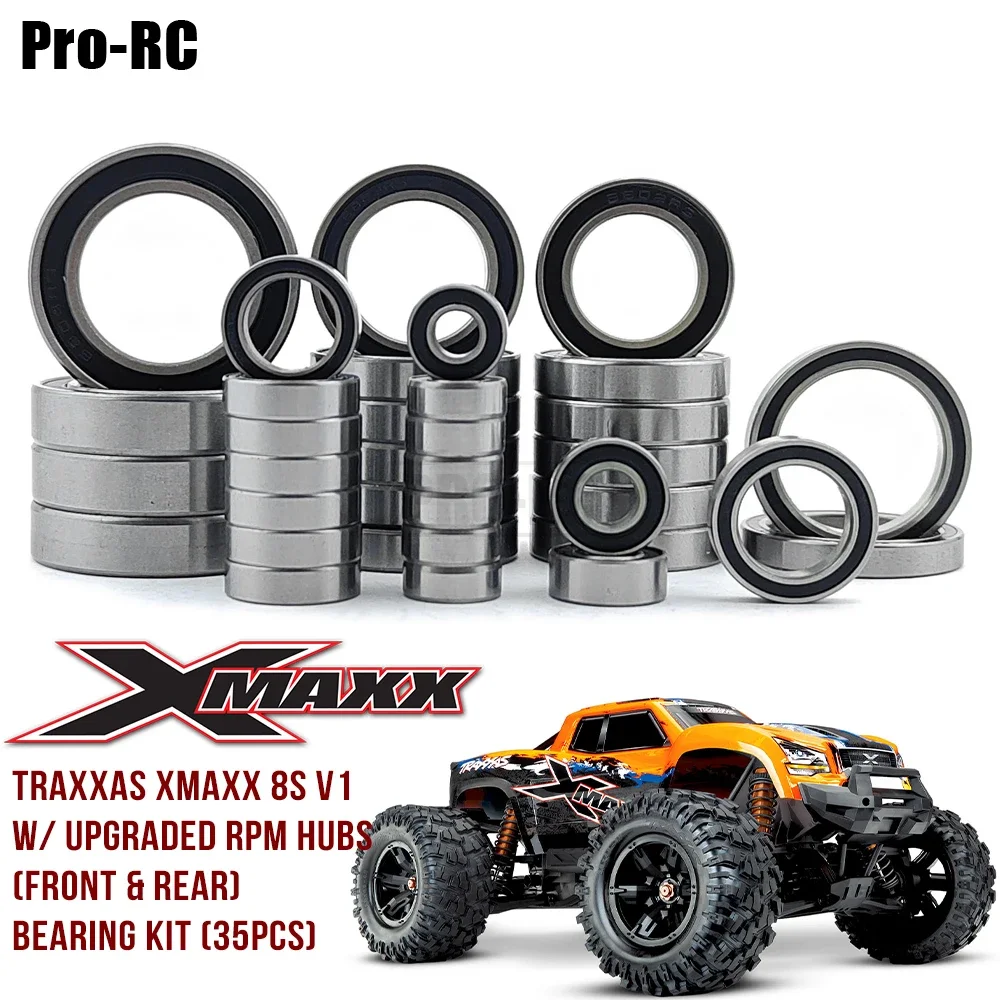Подходит для обновленных ступиц об/мин Traxxas X-MAXX XMAXX 8S V1 (переднего или сзади) Полный комплект подшипников (35 шт.)
Подходит для обновленных ступиц об/мин Traxxas X-MAXX XMAXX 8S V1 (переднего или сзади) Полный комплект подшипников (35 шт.)