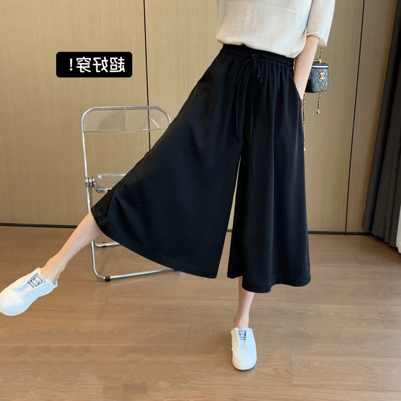 High Waist Wide Leg Pants Women's Casual Drapey Loose Slimming Summer New Style Commute Style Pocket Detail
High Waist Wide Leg Pants Women's Casual Drapey Loose Slimming Summer New Style Commute Style Pocket Detail