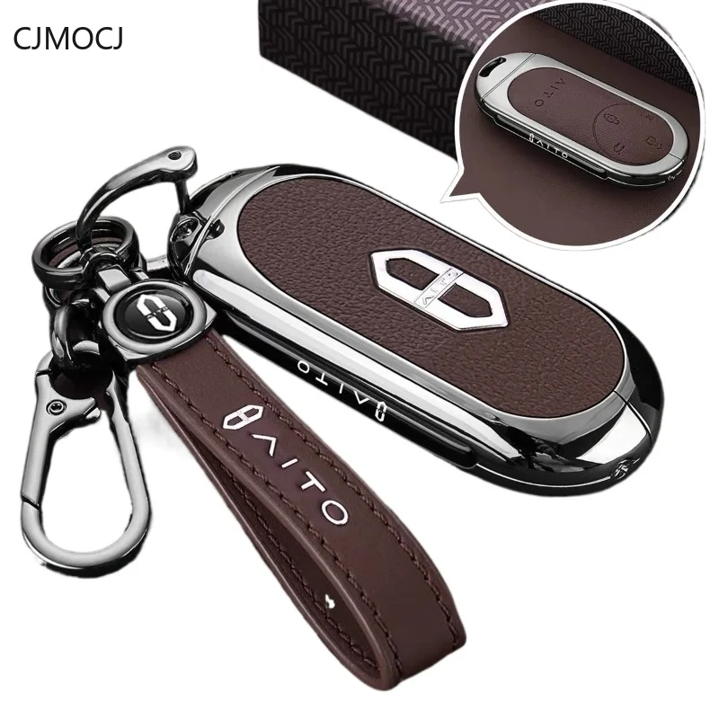 Premium Zinc Alloy Key Cover Case for AITO M9/M5/M7/M8 (Range Extender Max/Pure EV Ultra) - Protective Key Fob Shell Keychain
Premium Zinc Alloy Key Cover Case for AITO M9/M5/M7/M8 (Range Extender Max/Pure EV Ultra) - Protective Key Fob Shell Keychain