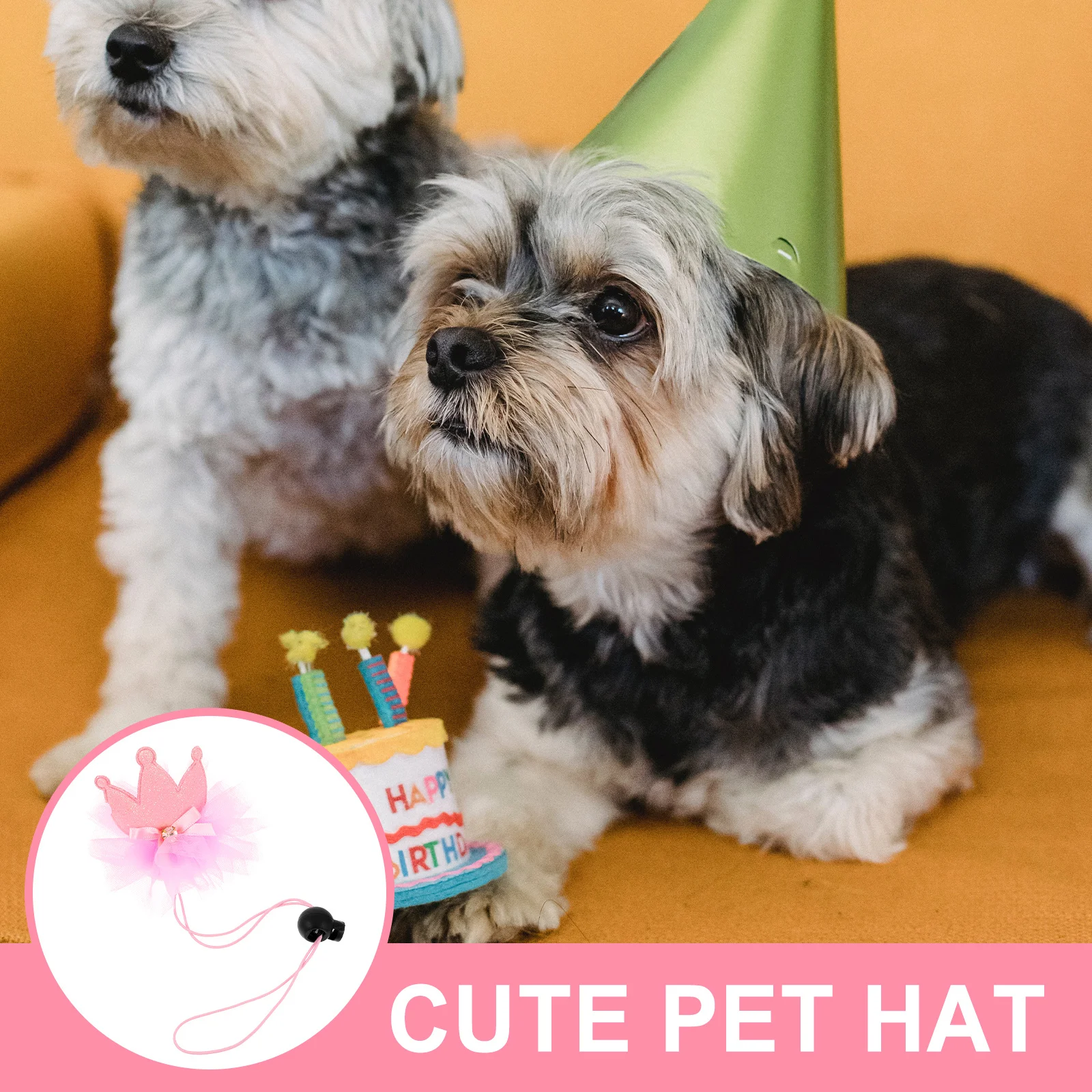 1 Piece Pet Crown Hat for Dogs Cats Adjustable Birthday Party Costume Headwear Cute Dog Cat Hat Accessory for Special Occasions
1 Piece Pet Crown Hat for Dogs Cats Adjustable Birthday Party Costume Headwear Cute Dog Cat Hat Accessory for Special Occasions