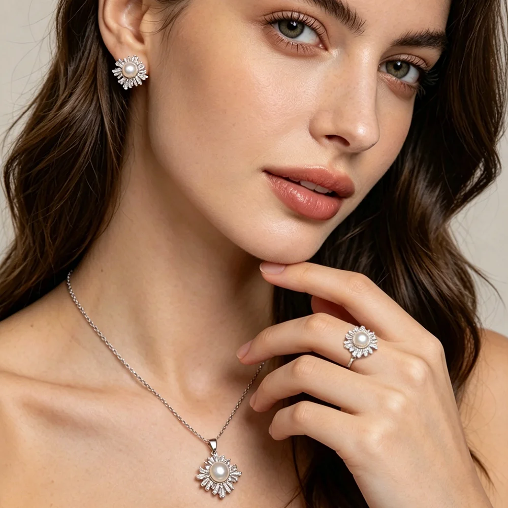 Real Freshwater Natural Pearl Jewelry Set Women,Wedding 925 Sterling Silver Necklace Earring Sets Wife Anniversary Gift White
Real Freshwater Natural Pearl Jewelry Set Women,Wedding 925 Sterling Silver Necklace Earring Sets Wife Anniversary Gift White