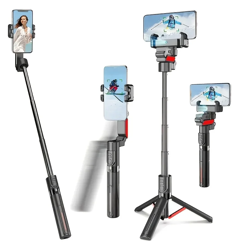 Handheld Gimbal Single Axis Selfie Stick Tripod with Detachable Wireless Remote Control, 360°Rotating, lightweight and portable
Handheld Gimbal Single Axis Selfie Stick Tripod with Detachable Wireless Remote Control, 360°Rotating, lightweight and portable