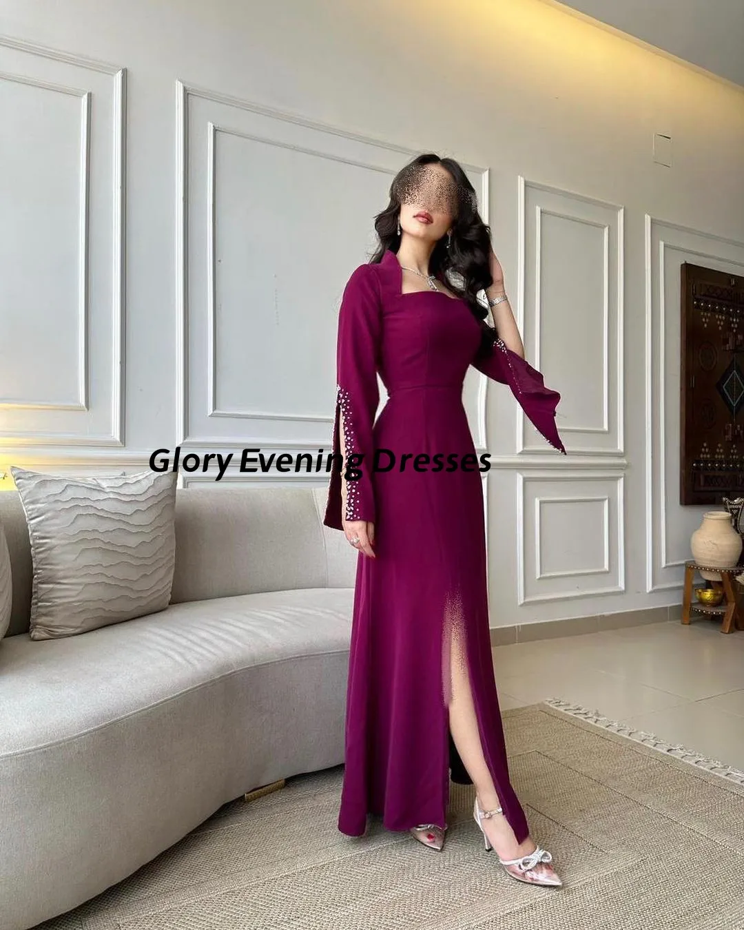 Arabia Rhinestone Prom Dresses 2023 Long Split Sleeves Square Neck Side Slit Elegant Party Gown Formal Dresses Evening Dress
Arabia Rhinestone Prom Dresses 2023 Long Split Sleeves Square Neck Side Slit Elegant Party Gown Formal Dresses Evening Dress
