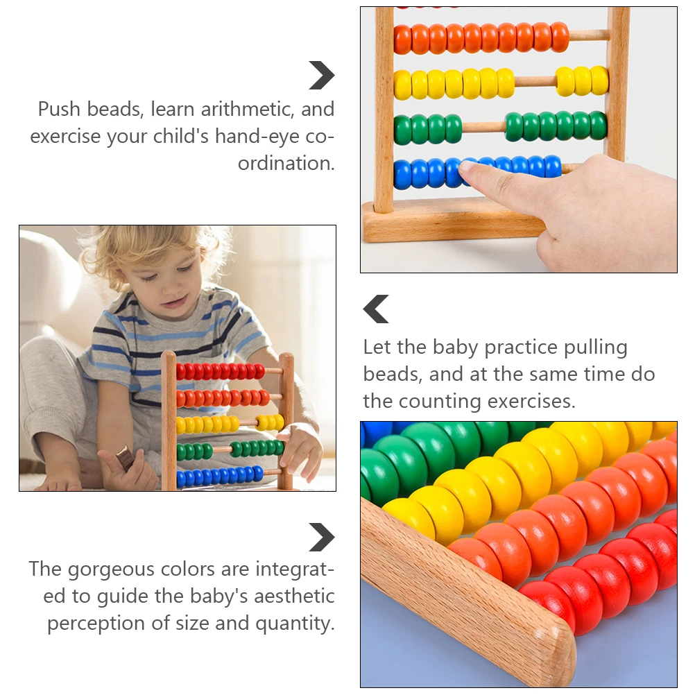 1pc Abacus Rack Teaching Aids 5 Stages Beads Kids Math Tool Early Education Arithmetic Toy Child Learning Educational
1pc Abacus Rack Teaching Aids 5 Stages Beads Kids Math Tool Early Education Arithmetic Toy Child Learning Educational