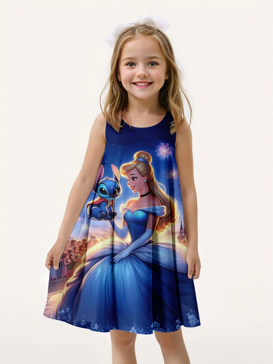 MINISO Summer Children's New Fashion Girl Dress Comfortable Cartoon Cute Cinderella Dress 3D Print Sleeveless Dress Teen Girl
MINISO Summer Children's New Fashion Girl Dress Comfortable Cartoon Cute Cinderella Dress 3D Print Sleeveless Dress Teen Girl