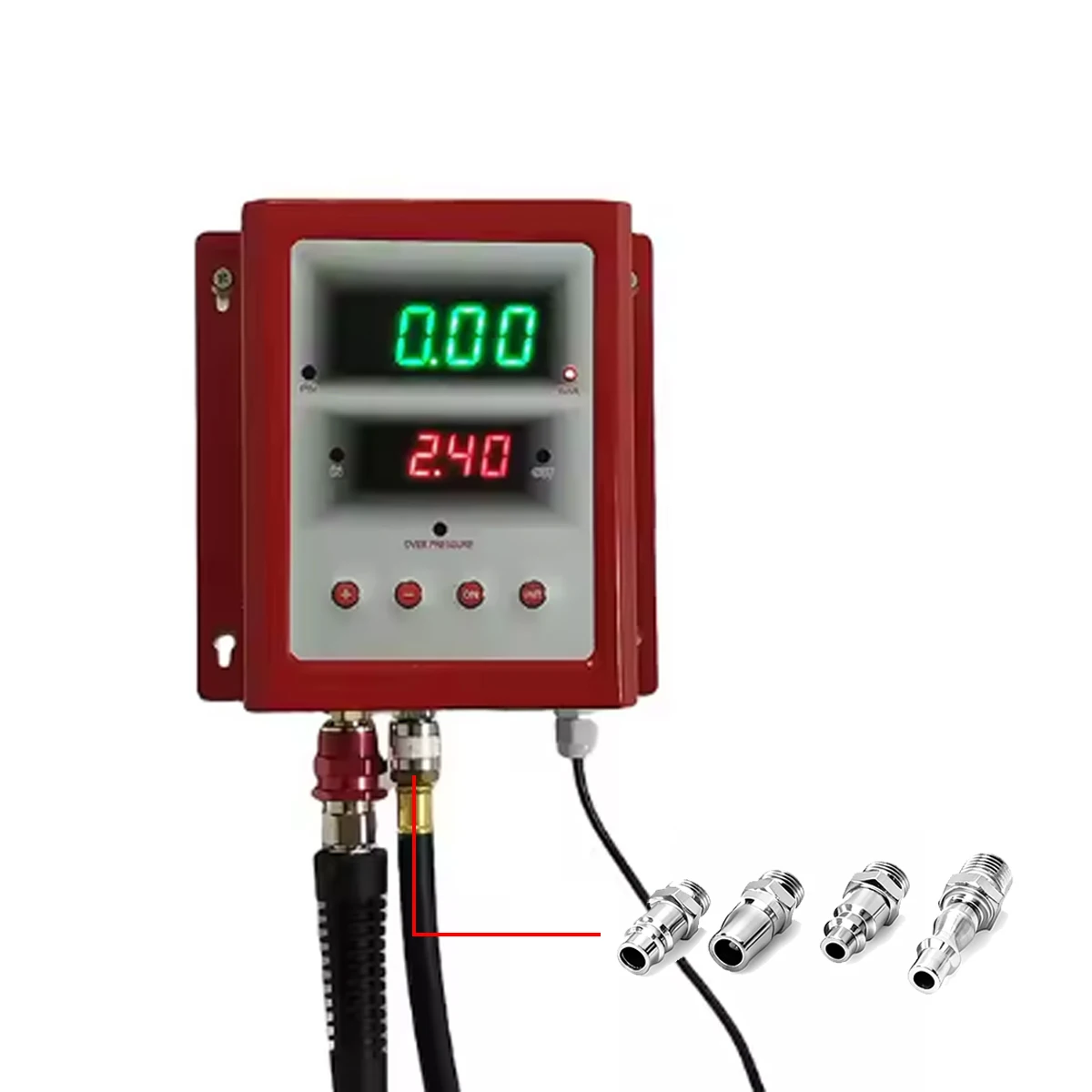 High Precision Automatic Digital Metal Tire Inflator Fast Inflate Tire Pressure Monitor Wall-Mounted Optimum Solution for Tire
High Precision Automatic Digital Metal Tire Inflator Fast Inflate Tire Pressure Monitor Wall-Mounted Optimum Solution for Tire