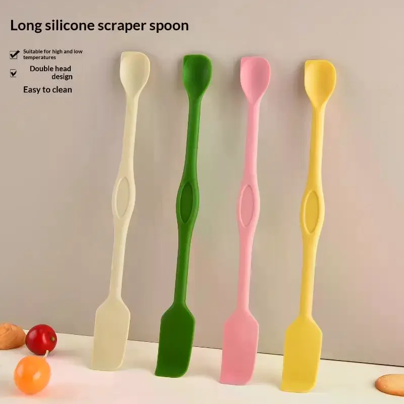 Long Handle Silicone Scraping Spoon Double Ended Temperature Resistant Easy To Clean For Baking Cooking Mixing Kitchen Use
Long Handle Silicone Scraping Spoon Double Ended Temperature Resistant Easy To Clean For Baking Cooking Mixing Kitchen Use