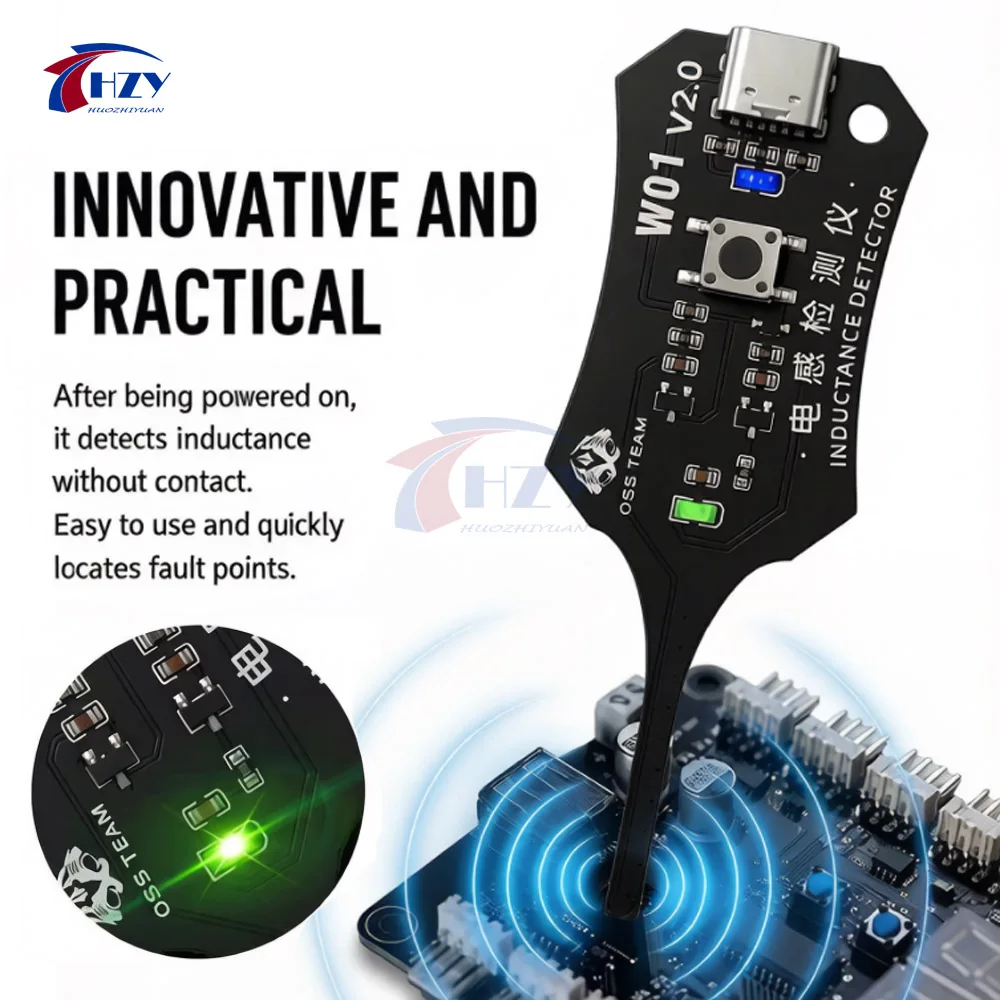 OSS W01 V2.0 Inductance tester quickly locate the fault point for testing the quality of inductors on electronic motherboards
OSS W01 V2.0 Inductance tester quickly locate the fault point for testing the quality of inductors on electronic motherboards