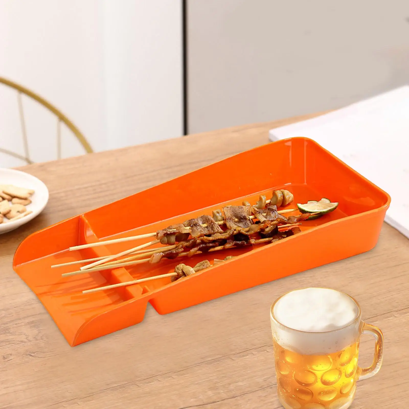 BBQ Prep Tray BBQ Tray Double Layer with Drain Tray Oil Tray Marinade Tray for Kitchen Vegetable Restaurant Home Household
BBQ Prep Tray BBQ Tray Double Layer with Drain Tray Oil Tray Marinade Tray for Kitchen Vegetable Restaurant Home Household