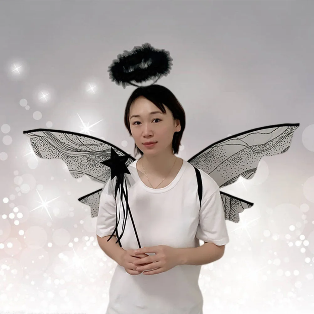 1 set 1 Set Wings Costume Set Fairy Angel Butterfly Wing For Adults Cosplay Party Halloween Dress Up Role Play Props Party
1 set 1 Set Wings Costume Set Fairy Angel Butterfly Wing For Adults Cosplay Party Halloween Dress Up Role Play Props Party