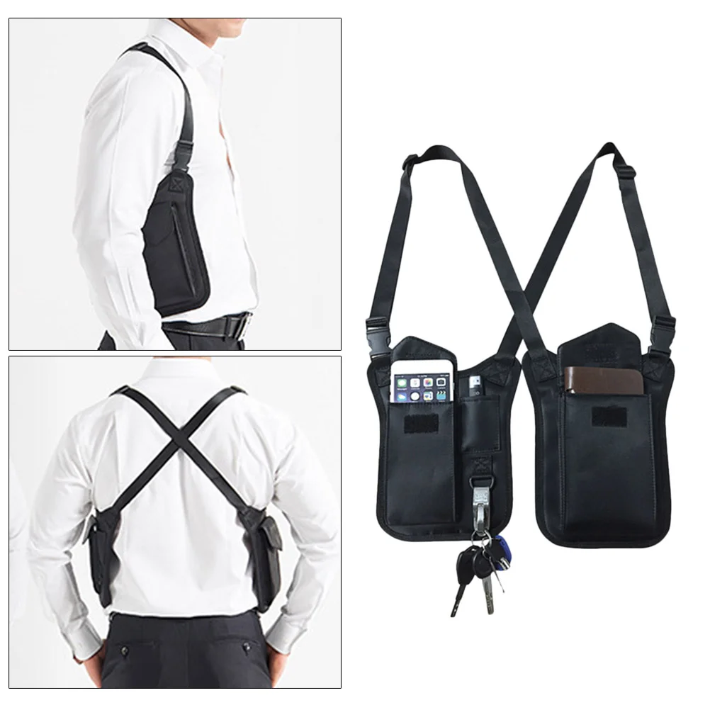 Armpit Bag Nylon Upgraded Multi-purpose Hidden Underarm Shoulder Bag Concealed Pack for Men Women(Black)
Armpit Bag Nylon Upgraded Multi-purpose Hidden Underarm Shoulder Bag Concealed Pack for Men Women(Black)