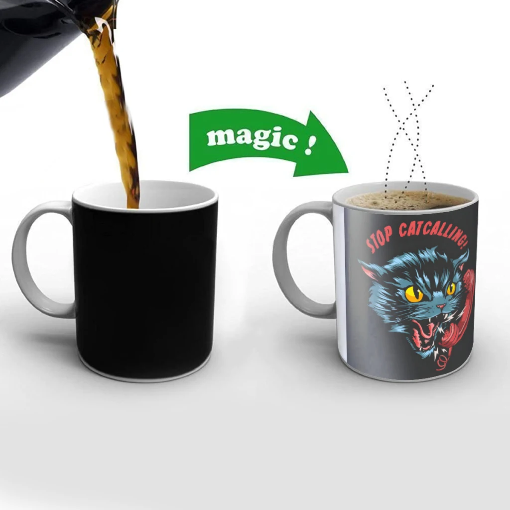 Catcalling Creativity Change Color Chang mug Ceramic mug Hot Coffee Cup Breakfast Cup Mug Friend Gift
Catcalling Creativity Change Color Chang mug Ceramic mug Hot Coffee Cup Breakfast Cup Mug Friend Gift