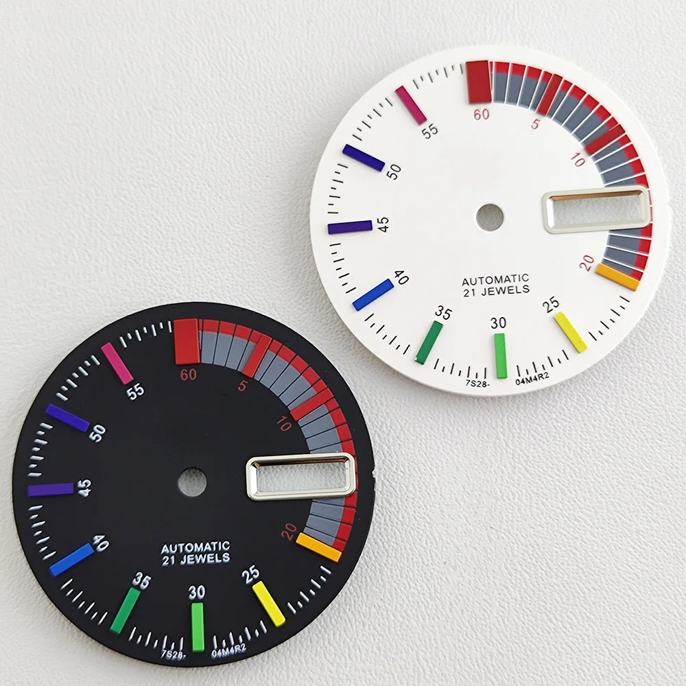 NH36 dial NH35 dial 28.5mm Rainbow dial S dial Watch dial uitable for NH36 movement watch accessories Watch repair tool
NH36 dial NH35 dial 28.5mm Rainbow dial S dial Watch dial uitable for NH36 movement watch accessories Watch repair tool