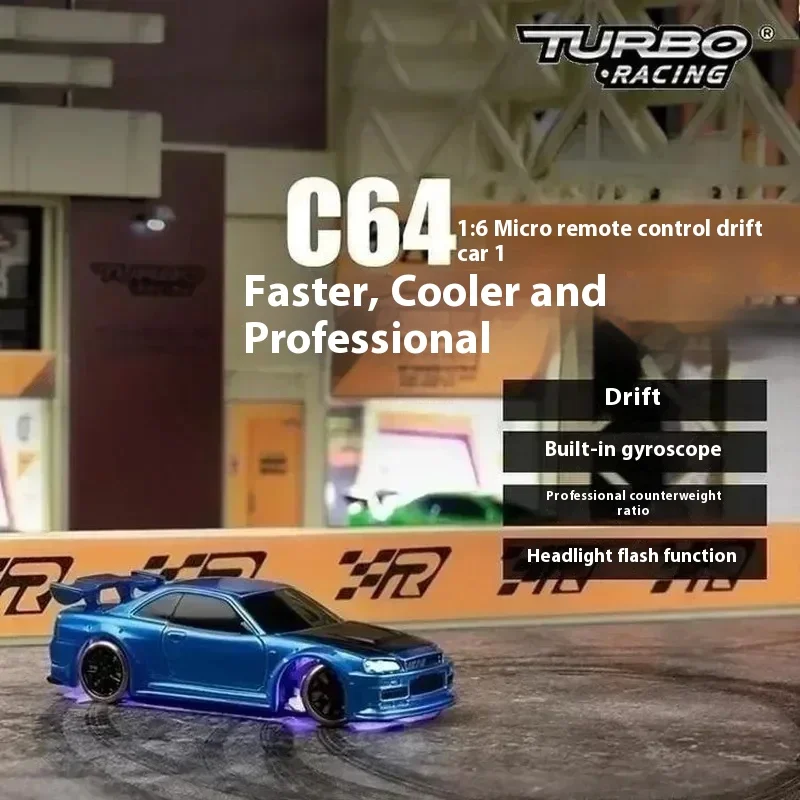 1:76 мини-гоночный автомобиль с дистанционным управлением, Rc Turbo Racing C61 C62 C63 C64, маленький пропорциональный задний привод Jdm, игрушка, детский мини-Радиоуправляемый автомобиль, подарок
1:76 мини-гоночный автомобиль с дистанционным управлением, Rc Turbo Racing C61 C62 C63 C64, маленький пропорциональный задний привод Jdm, игрушка, детский мини-Радиоуправляемый автомобиль, подарок