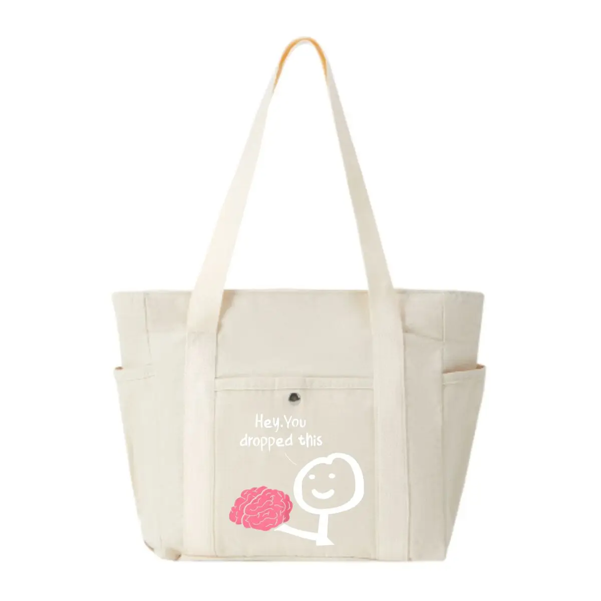 Brain Drop Humorous - Inspired Text Art Design Large-Capacity Canvas Shoulder Bag Multi-Pocket Work Carry Bag
Brain Drop Humorous - Inspired Text Art Design Large-Capacity Canvas Shoulder Bag Multi-Pocket Work Carry Bag