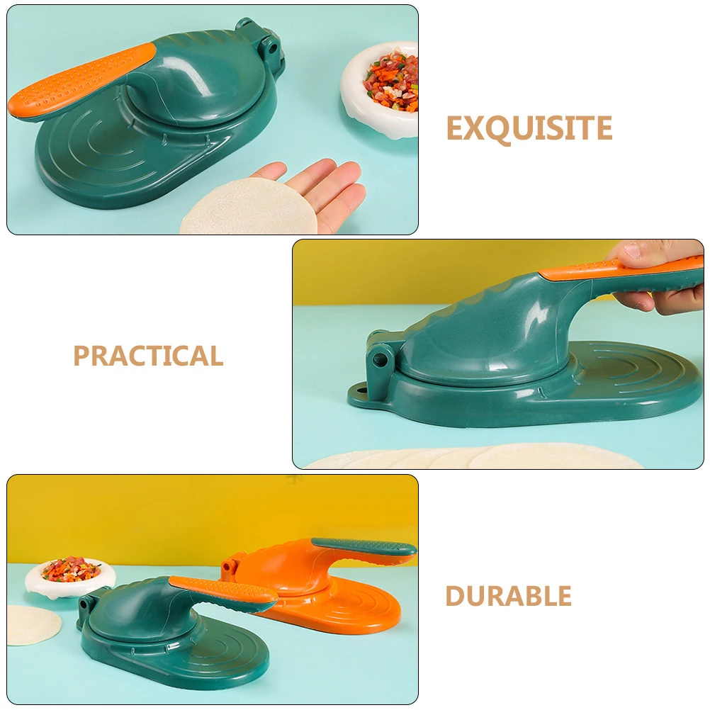 2pcs Dumpling Presser Mold Manual Dough Maker Portable Bao Skin Tool Green Ergonomic Handle Secure Sturdy Flat Surface Home
2pcs Dumpling Presser Mold Manual Dough Maker Portable Bao Skin Tool Green Ergonomic Handle Secure Sturdy Flat Surface Home