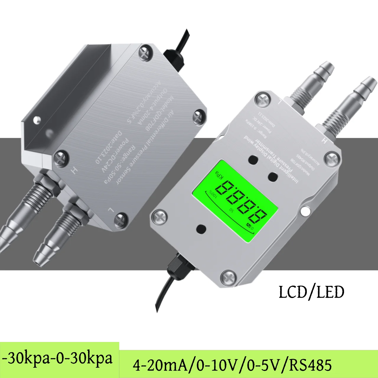 Wind 4-20mA 0-10V 50pa 10kpa 1Kpa Pressure Sensor Transmitter 100pa Differential Pressure Transmitter RS485
Wind 4-20mA 0-10V 50pa 10kpa 1Kpa Pressure Sensor Transmitter 100pa Differential Pressure Transmitter RS485