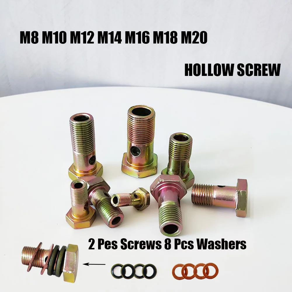 Straight Through Diesel Engine Bolt Two-hole Oil Pipe Double-hole Hinge Screw Oil Ball Head Motorcycle Refit Oil Cooler Fitting
Straight Through Diesel Engine Bolt Two-hole Oil Pipe Double-hole Hinge Screw Oil Ball Head Motorcycle Refit Oil Cooler Fitting