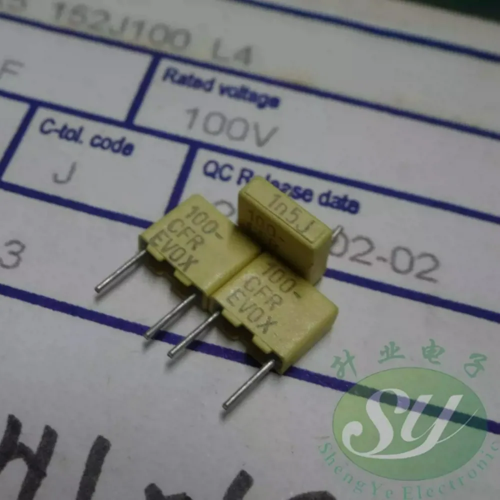 20pcs/lot CFR5 0.0015uf/100V 1500pF 1N5 1.5NF 152 Brand New 5mm Film Capacitor
20pcs/lot CFR5 0.0015uf/100V 1500pF 1N5 1.5NF 152 Brand New 5mm Film Capacitor