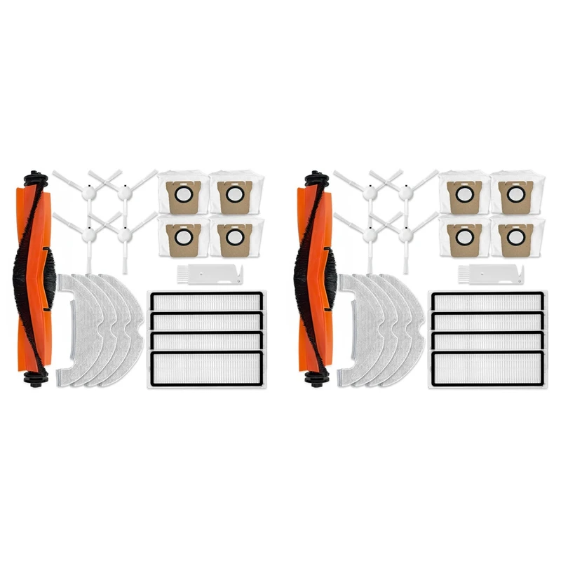 2 Set For Xiaomi Robot Vacuum X10 Replacement Spare Parts Accessories Main Side Brush Hepa Filter Mop Cloth Dust Bag
2 Set For Xiaomi Robot Vacuum X10 Replacement Spare Parts Accessories Main Side Brush Hepa Filter Mop Cloth Dust Bag