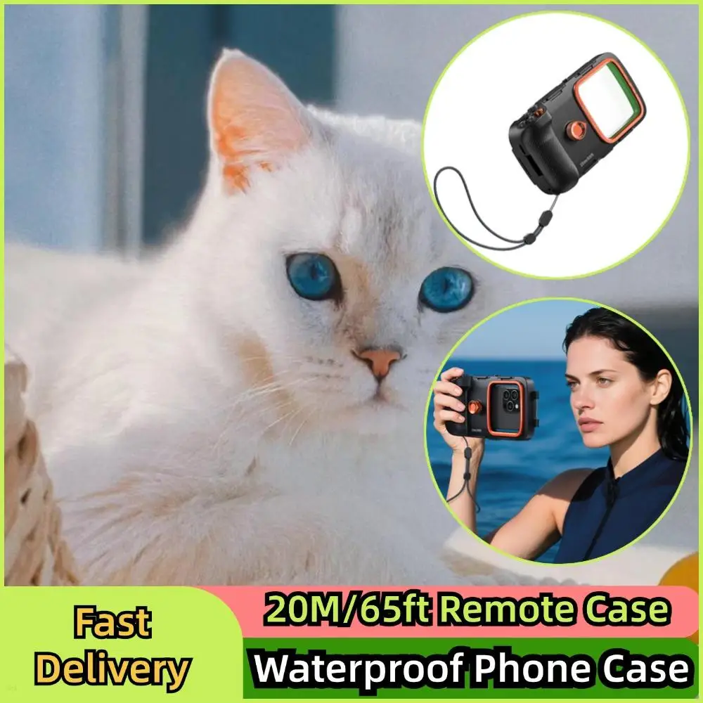 20M/65ft Professional Waterproof Phone Case Underwater Photography Case Universal Phone Remote Case For IPhone
20M/65ft Professional Waterproof Phone Case Underwater Photography Case Universal Phone Remote Case For IPhone