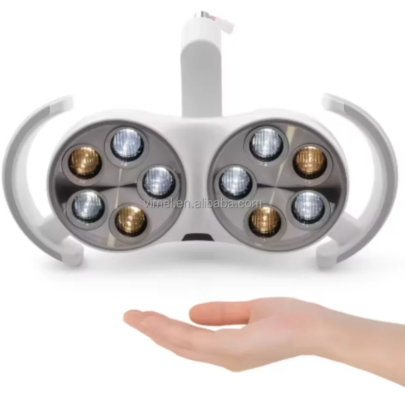 10LED стоматологический операционный светильник с индукцией для установки стула Denatl Бестеневая лампа для оральной хирургии Желтый Белый свет
10LED стоматологический операционный светильник с индукцией для установки стула Denatl Бестеневая лампа для оральной хирургии Желтый Белый свет