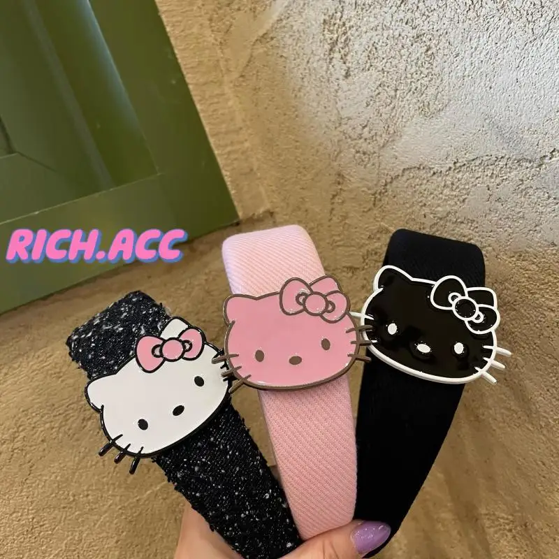 Kawaii Hello Kitty Hair Band Anime Japanese Series Sanrio Hair Accessories Y2K Cute Girls Hair Collator Ornament Ladies Gifts
Kawaii Hello Kitty Hair Band Anime Japanese Series Sanrio Hair Accessories Y2K Cute Girls Hair Collator Ornament Ladies Gifts