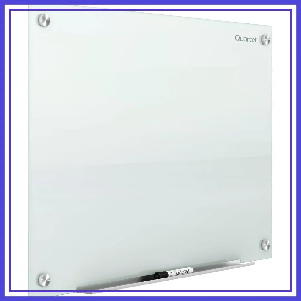 48x36 inch Magnetic Glass Dry Erase White Board, Frameless Mounting, White Surface
48x36 inch Magnetic Glass Dry Erase White Board, Frameless Mounting, White Surface