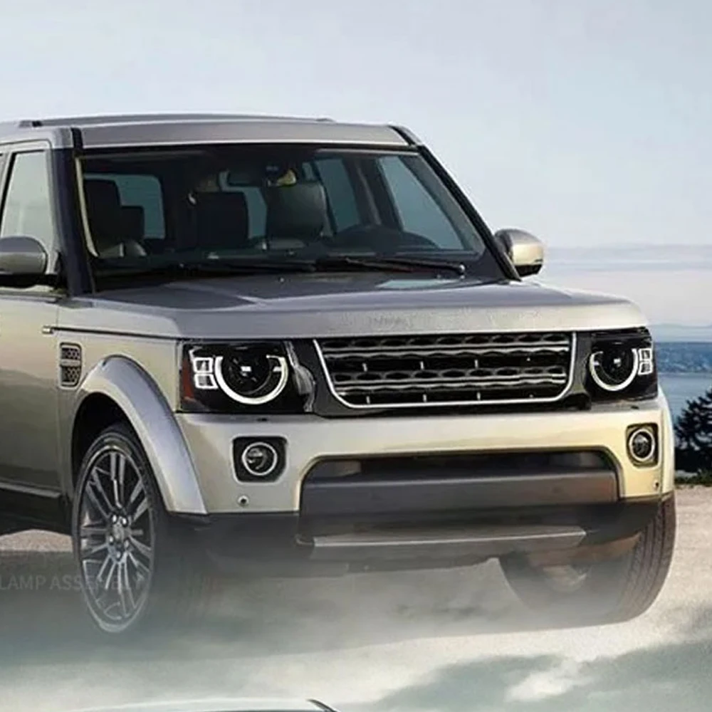 Автомобильные светодиодные фары в сборе для Land Rover Discovery 4 2010-2017, автомобильный Стайлинг, сигнальные линзы проектора DRL, автоаксессуары
Автомобильные светодиодные фары в сборе для Land Rover Discovery 4 2010-2017, автомобильный Стайлинг, сигнальные линзы проектора DRL, автоаксессуары