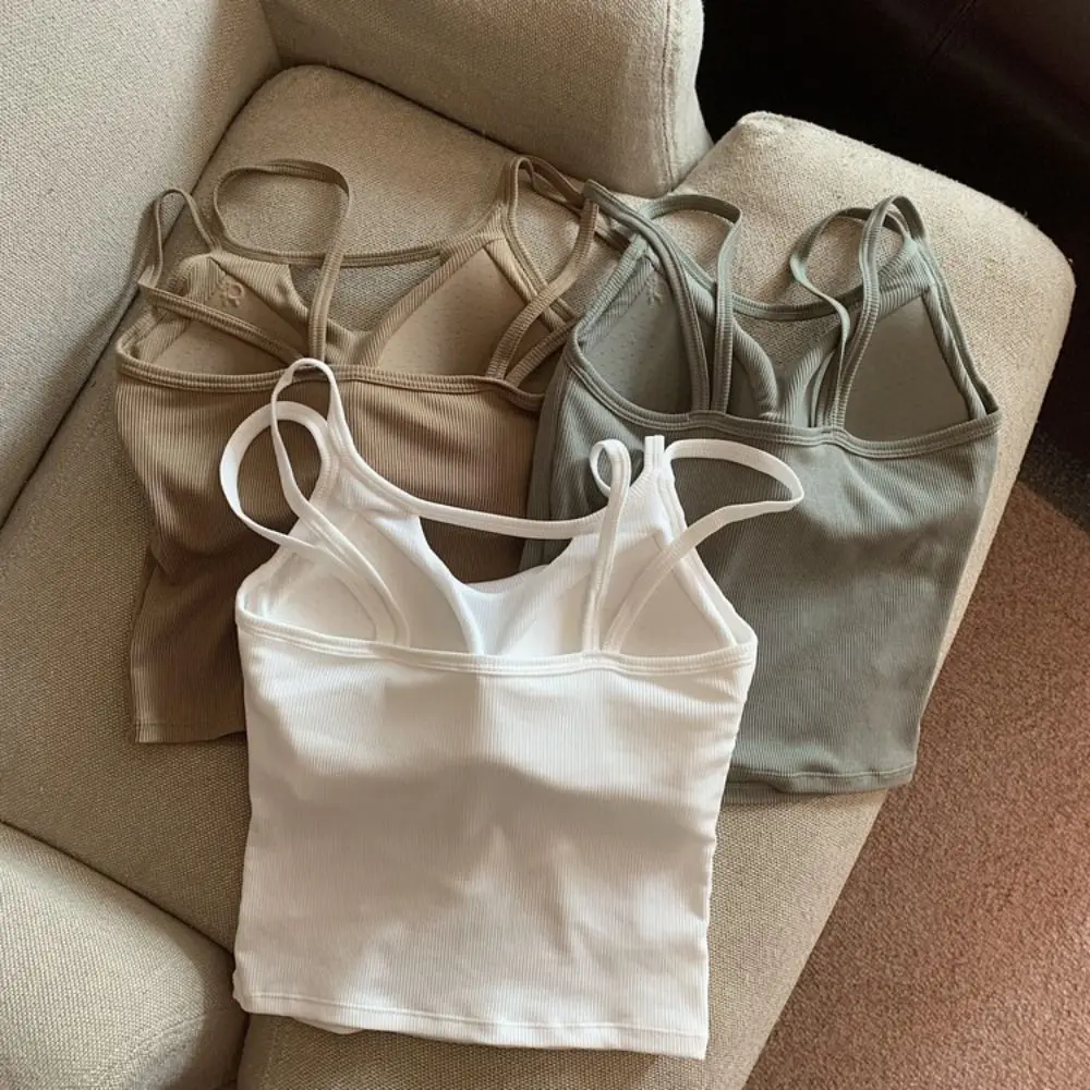 Elastic Hollow Out Bra with Pads Camisole Solid Color Undershirts Vest for Women Beachwear Sweet Sleeveless Tank Tops Girls
Elastic Hollow Out Bra with Pads Camisole Solid Color Undershirts Vest for Women Beachwear Sweet Sleeveless Tank Tops Girls