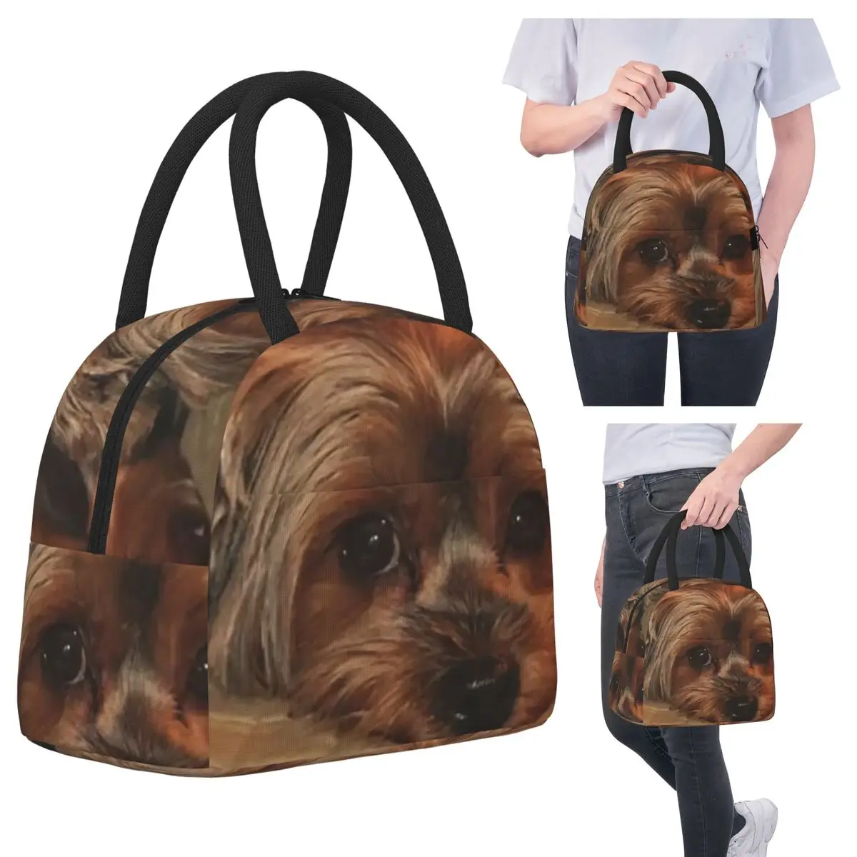 Yorkshire Terrier Yorkie Dog Insulated Lunch Bag for Women Office Cooler Thermal Food Box Tote Portable Lunch Boxes Container
Yorkshire Terrier Yorkie Dog Insulated Lunch Bag for Women Office Cooler Thermal Food Box Tote Portable Lunch Boxes Container