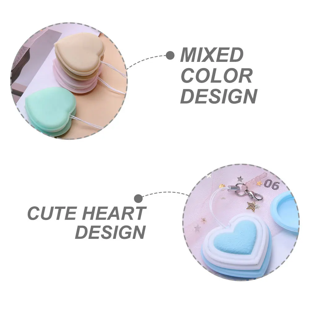 8pcs Phone Screen Wipe Silicone Pendant Cute Heart Mixed Color Portable Cleaner For Lens Electronic Devices Camera Lens Cleaner
8pcs Phone Screen Wipe Silicone Pendant Cute Heart Mixed Color Portable Cleaner For Lens Electronic Devices Camera Lens Cleaner