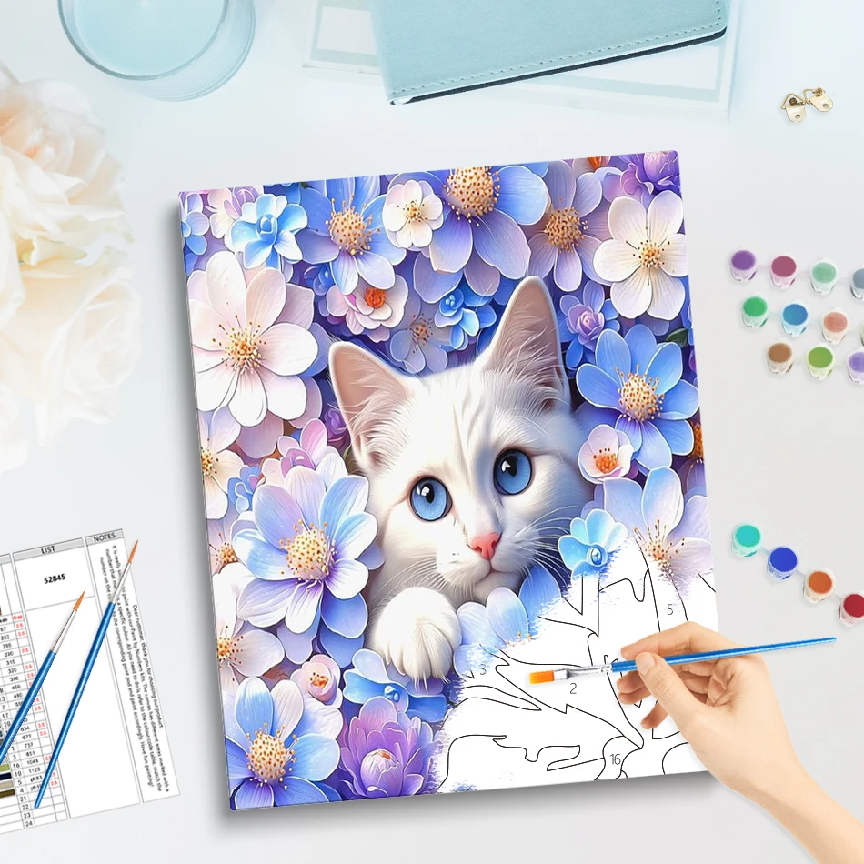 GATYZTORY Diy Oil Painting By Numbers Paint Kit Number Painting Coloring By Numbers Animals Cat Draw Picture By Numbers Adults
GATYZTORY Diy Oil Painting By Numbers Paint Kit Number Painting Coloring By Numbers Animals Cat Draw Picture By Numbers Adults