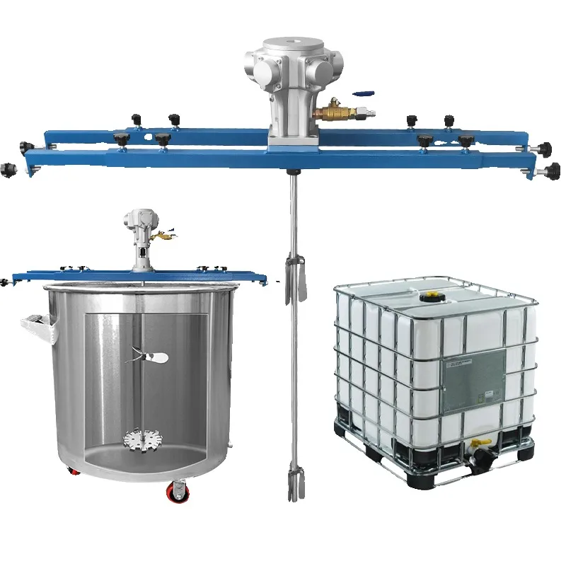 Special Pneumatic Barrel Chemical Paint Resin Mobile Automatic Lifting Mixer
Special Pneumatic Barrel Chemical Paint Resin Mobile Automatic Lifting Mixer