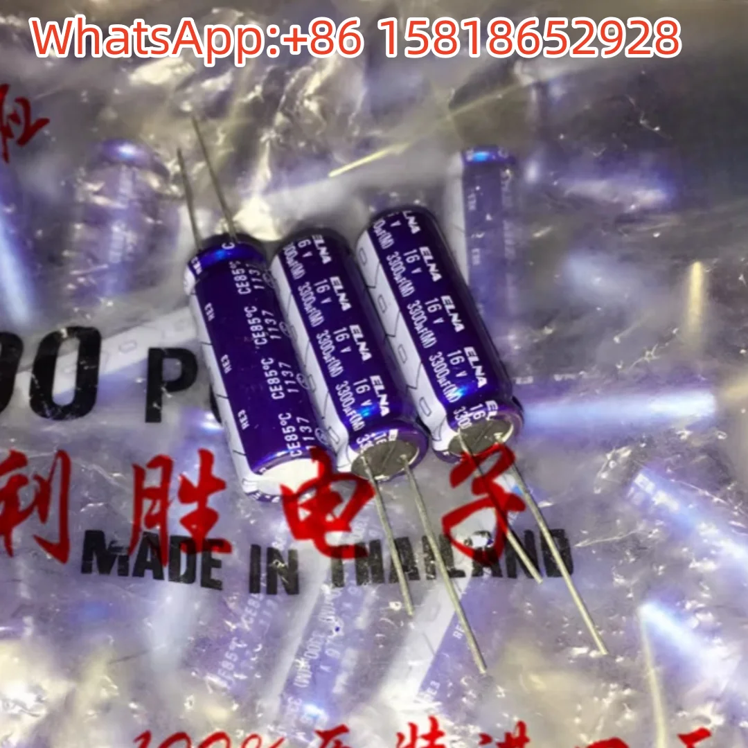 10 шт. 3300 мкФ 16 В Япония Elna аудиоконденсаторы 16V3300UF 10*30 RE3 Blue Robe
10 шт. 3300 мкФ 16 В Япония Elna аудиоконденсаторы 16V3300UF 10*30 RE3 Blue Robe