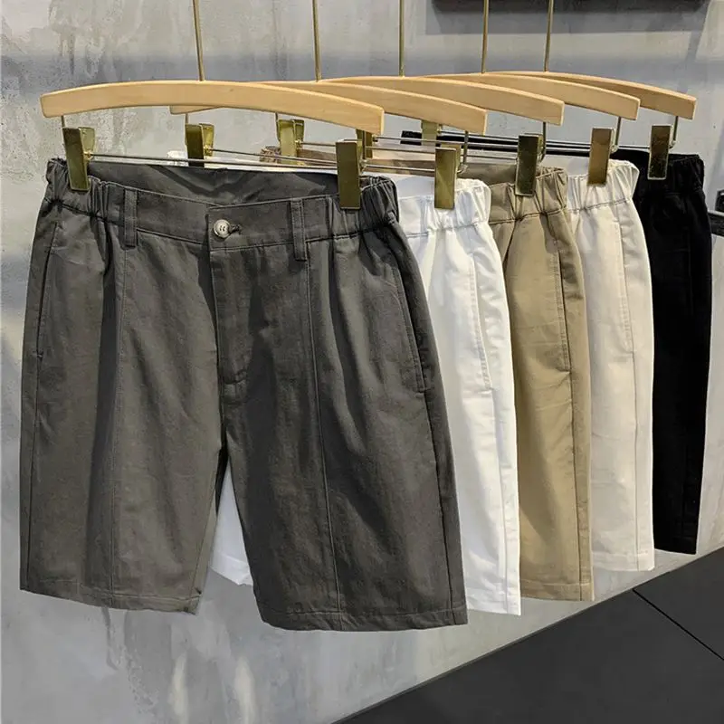 Summer New Men's Pure Cotton Work Shorts Casual Elastic Slimming Durable Four-Fifths Length Workwear Shorts Youth Fashion
Summer New Men's Pure Cotton Work Shorts Casual Elastic Slimming Durable Four-Fifths Length Workwear Shorts Youth Fashion