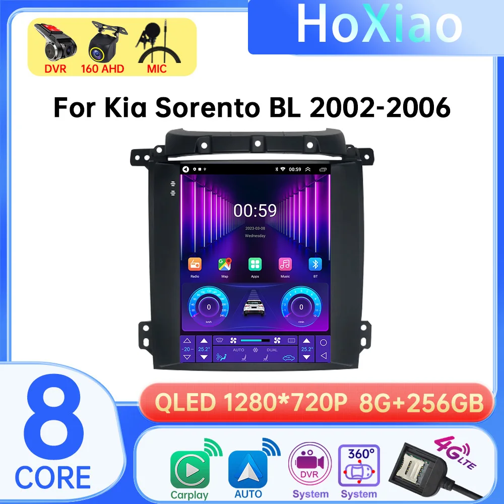 Android 12 Car Radio For Kia Sorento BL Multimedia Player GPS Navigation 4G Carplay Stereo Head Unit 9.7" Tesla Style BT5.0 2din
Android 12 Car Radio For Kia Sorento BL Multimedia Player GPS Navigation 4G Carplay Stereo Head Unit 9.7" Tesla Style BT5.0 2din