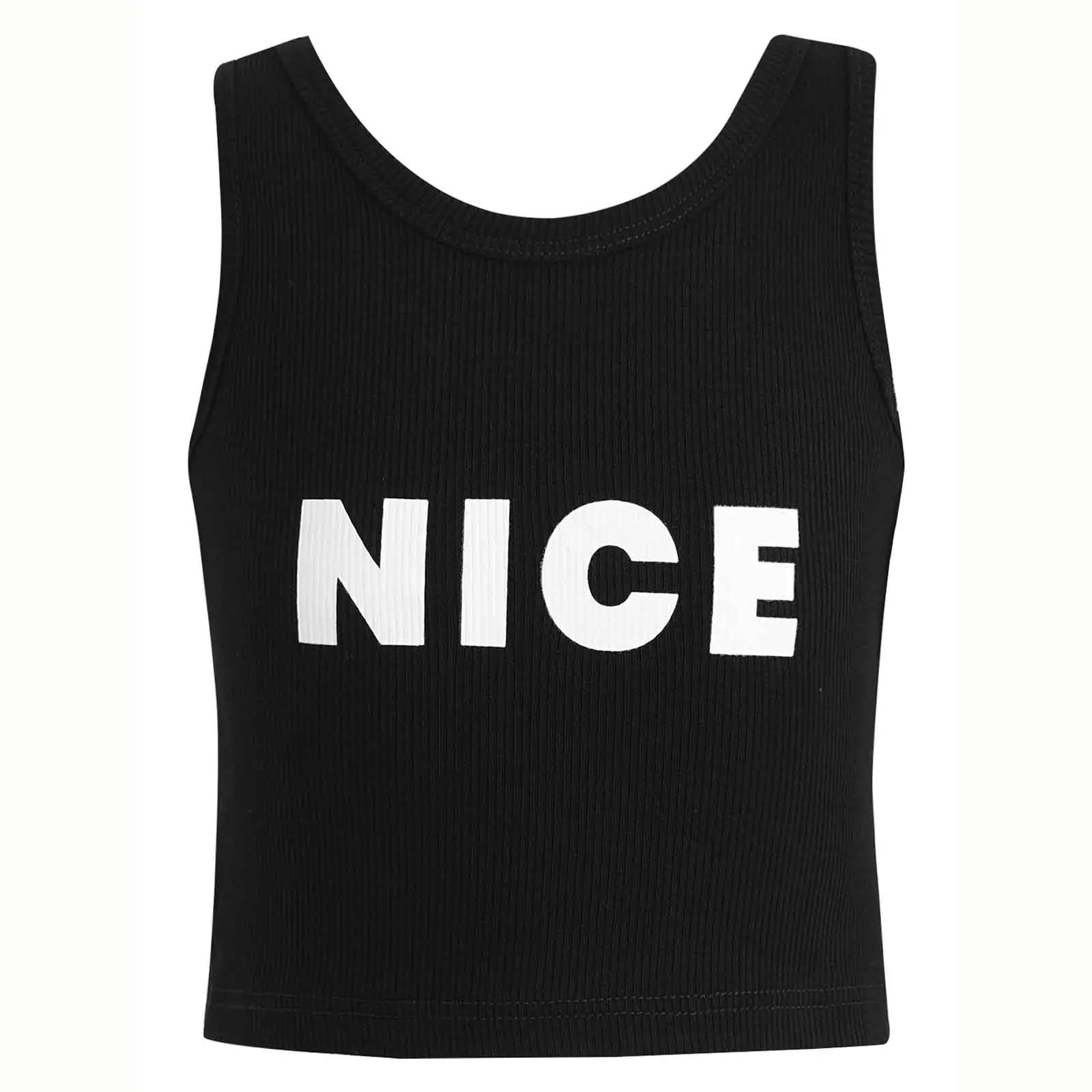 Kids Girls Ballet Dance Crop Top Letter Print Ribbed Sports Vest Tank Top for Yoga Hip-Hop Gymnastics Workout Fitness Dancewear
Kids Girls Ballet Dance Crop Top Letter Print Ribbed Sports Vest Tank Top for Yoga Hip-Hop Gymnastics Workout Fitness Dancewear