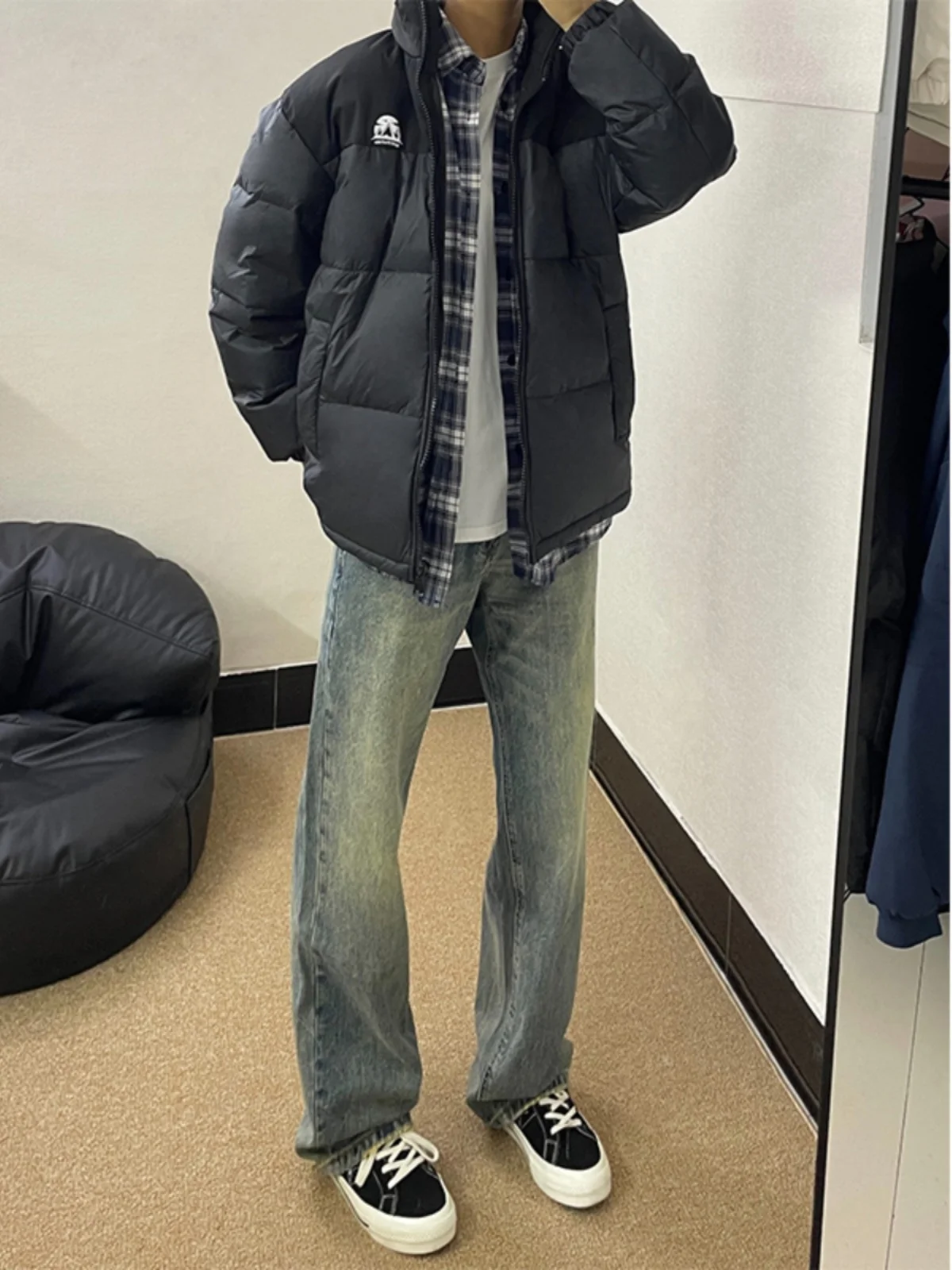 Retro Wash Blue Straight Leg Men's Jeans High Street Micro Flare Cleanfit Men's Pants Winter Youth Trend Loose Fit Jeans
Retro Wash Blue Straight Leg Men's Jeans High Street Micro Flare Cleanfit Men's Pants Winter Youth Trend Loose Fit Jeans